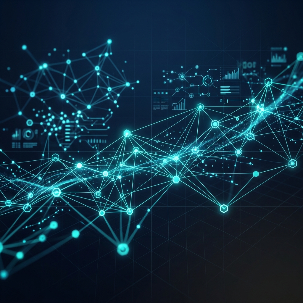 SEO data visualization background